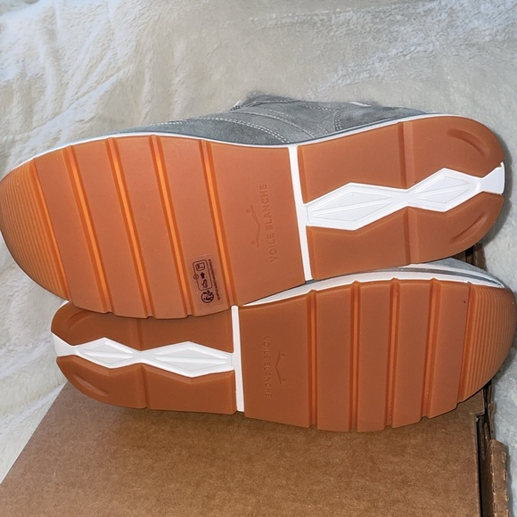 NWT VOILE BLANCHE MARAN Fur Suede Sneakers in Grey - Picture 16 of 16